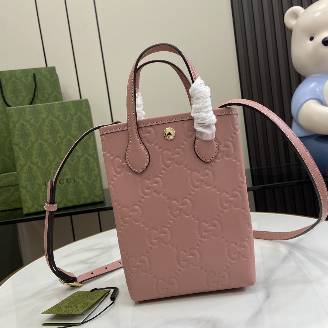 Gucci GG Super Mini Bag With Strap - PerfectKickZ