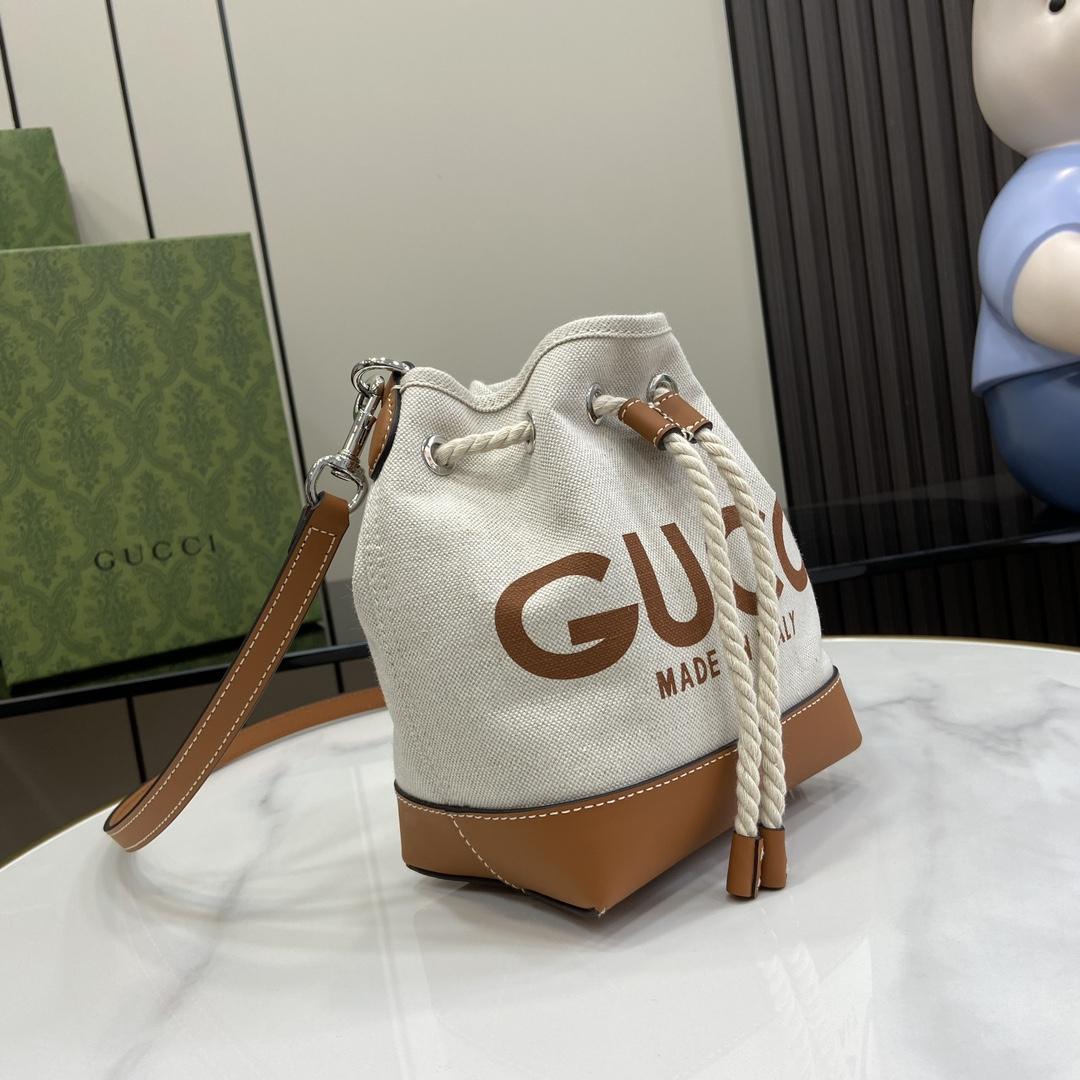 Gucci Mini Shoulder Bag With Gucci Print - PerfectKickZ