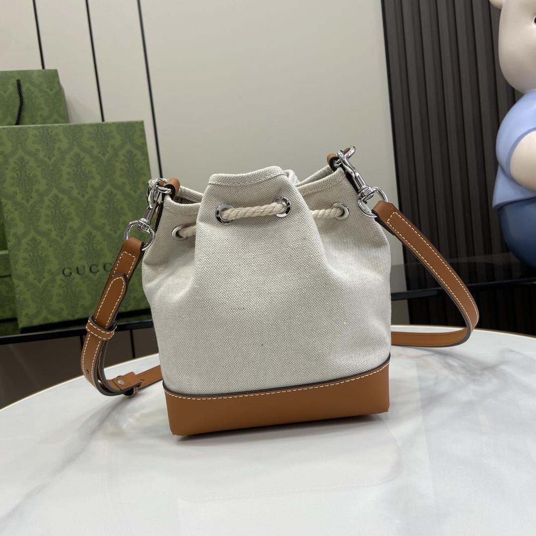 Gucci Mini Shoulder Bag With Gucci Print - PerfectKickZ