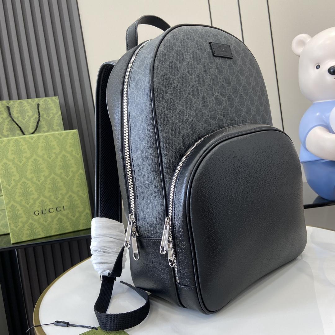Gucci Medium GG Backpack With Tag - PerfectKickZ