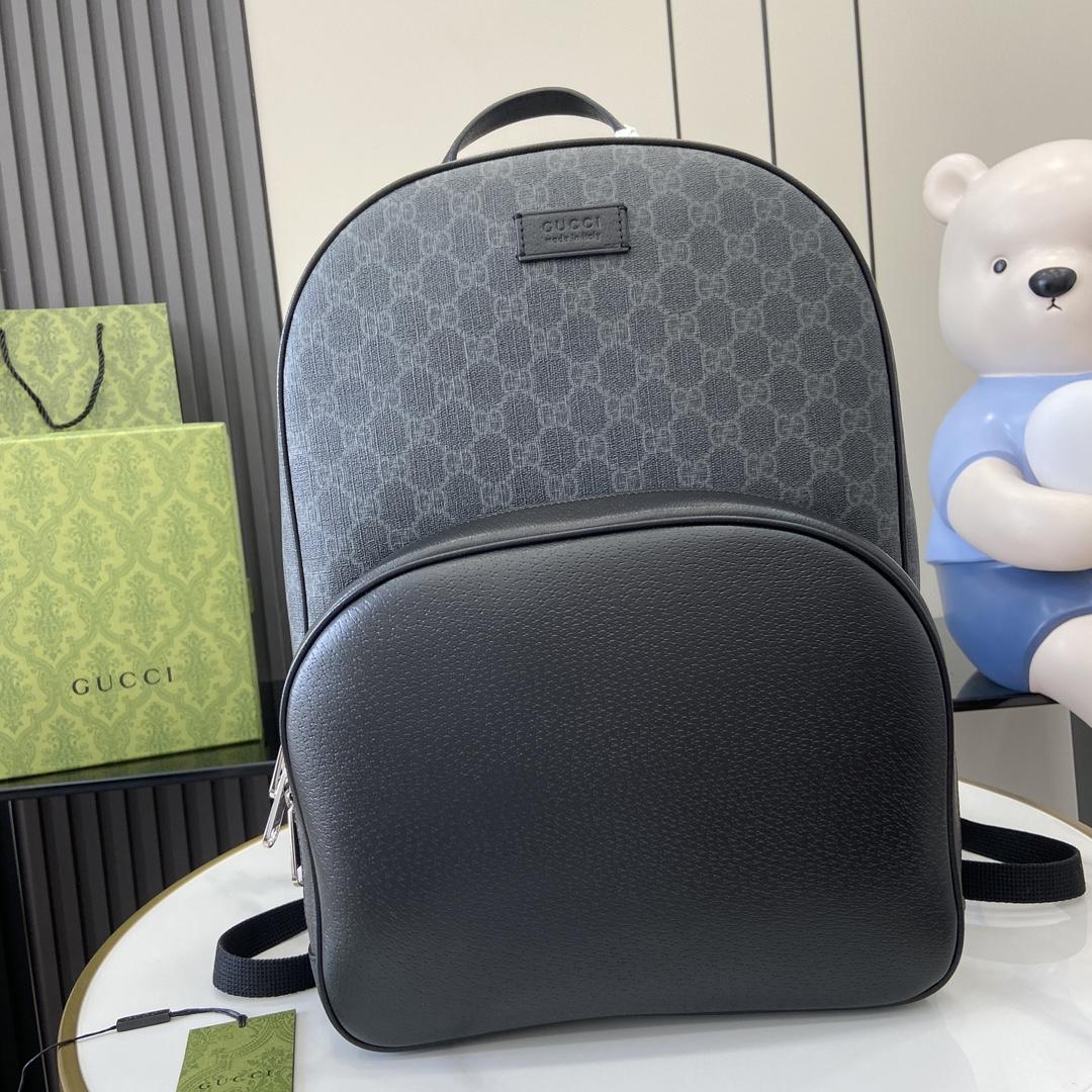 Gucci Medium GG Backpack With Tag - PerfectKickZ