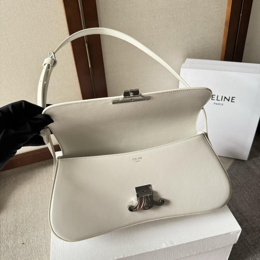 Celine Medium Celine Lola Bag In Shiny Calfskin - PerfectKickZ