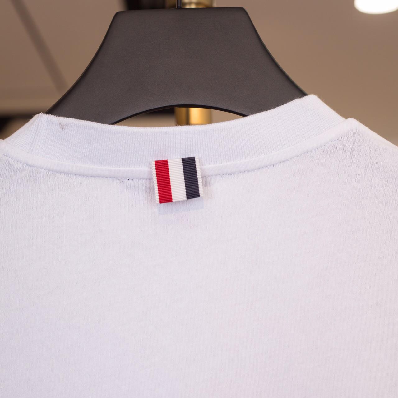 Thom Browne RWB Stripe T-Shirt   2107 - PerfectKickZ
