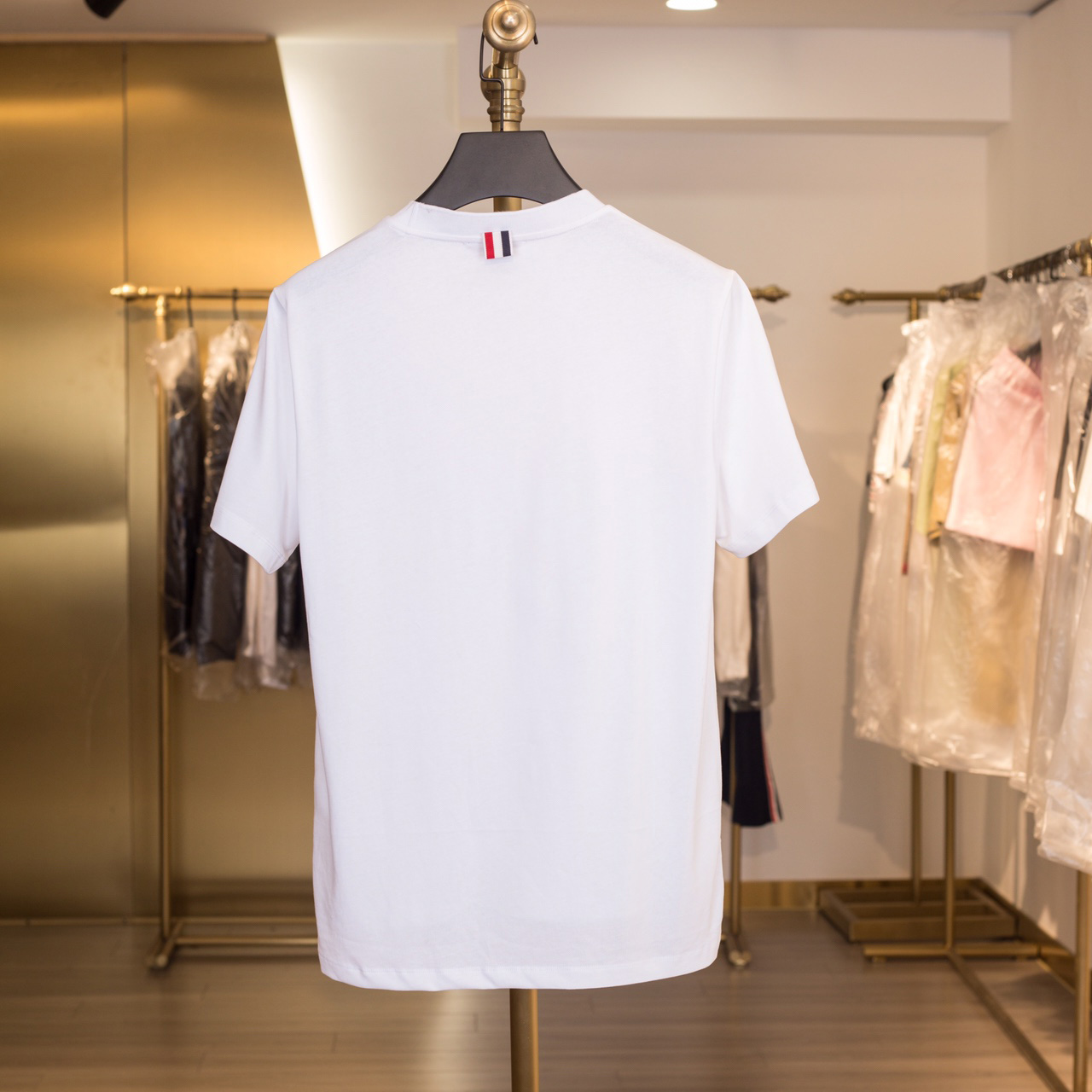 Thom Browne RWB Stripe T-Shirt   2107 - PerfectKickZ