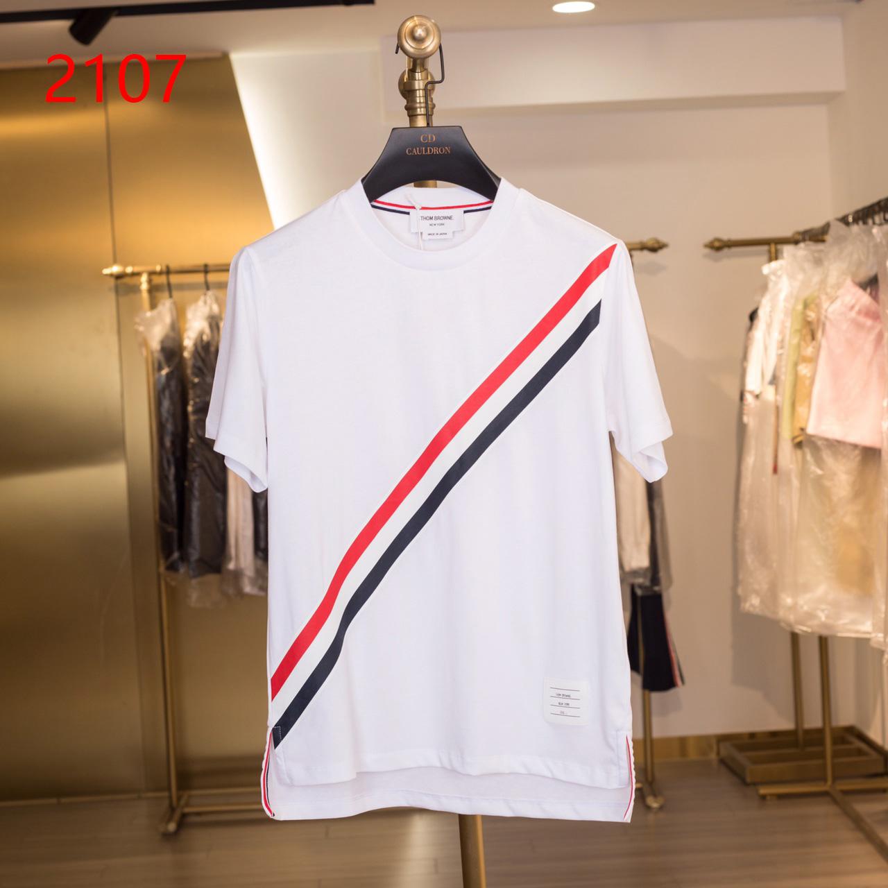 Thom Browne RWB Stripe T-Shirt   2107 - PerfectKickZ