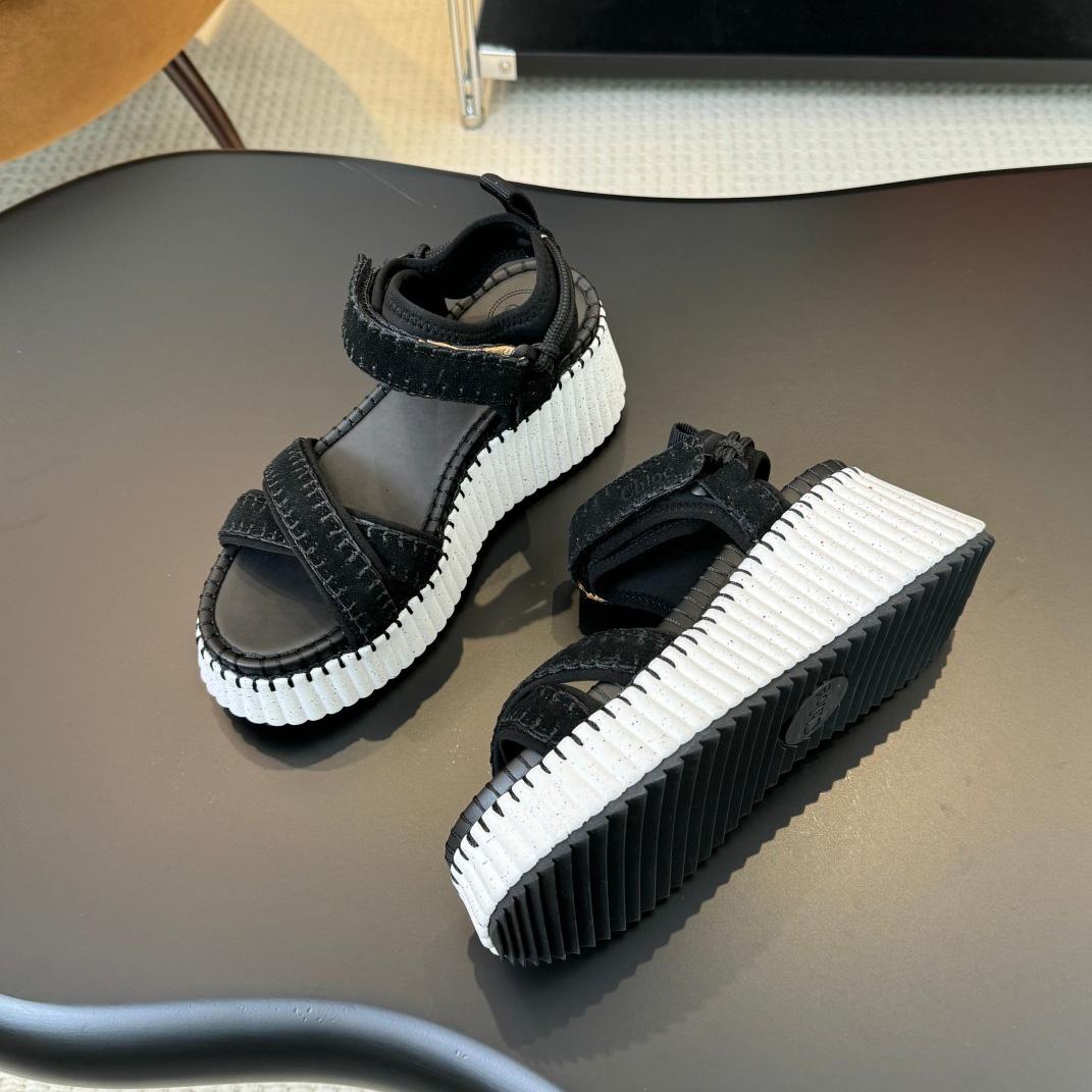 Chloe Nama Wedge Sandal - PerfectKickZ