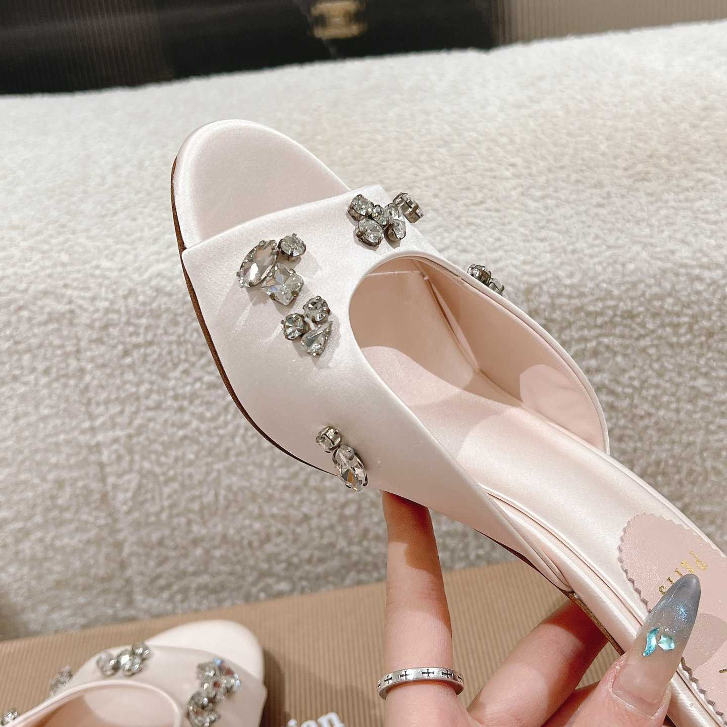 Christian Louboutin Degraqueen 85mm Satin Mules - PerfectKickZ