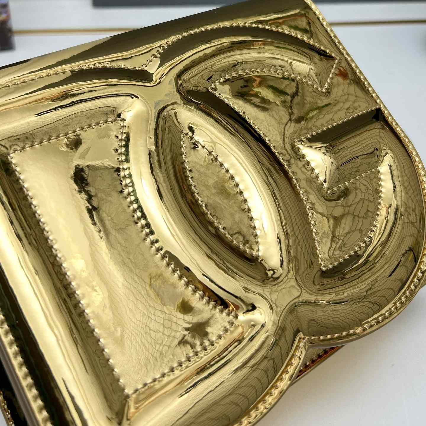 Dolce & Gabbana Metallic Logo Bag  (16*20*5.5cm) - PerfectKickZ