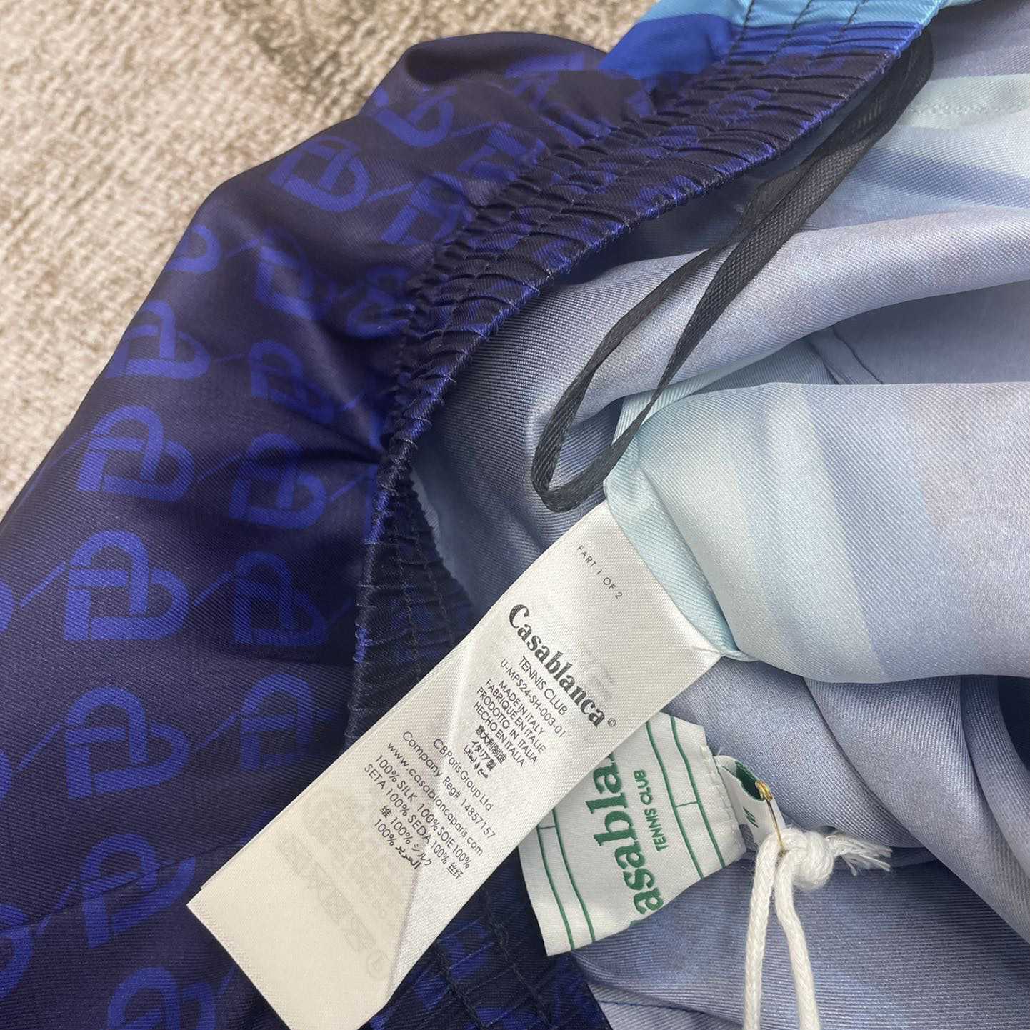 Casablanca Morning City View Silk Trousers  CA3469 - PerfectKickZ