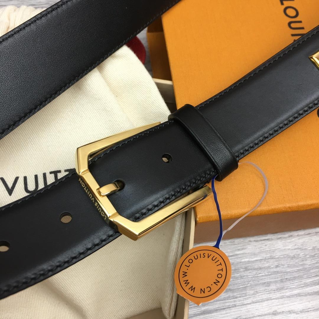 Louis Vuitton 35mm Leather Belt - PerfectKickZ