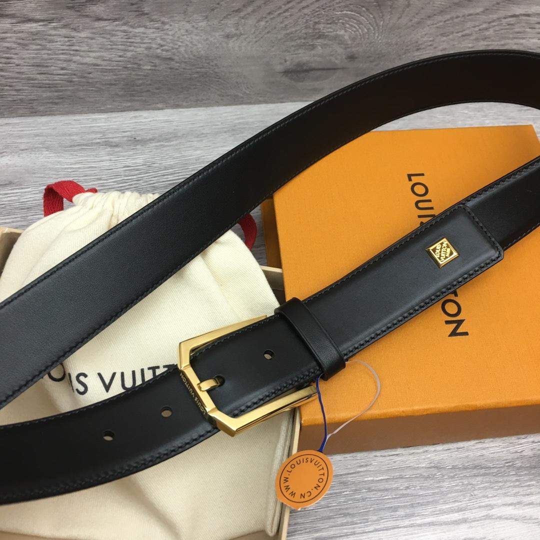 Louis Vuitton 35mm Leather Belt - PerfectKickZ