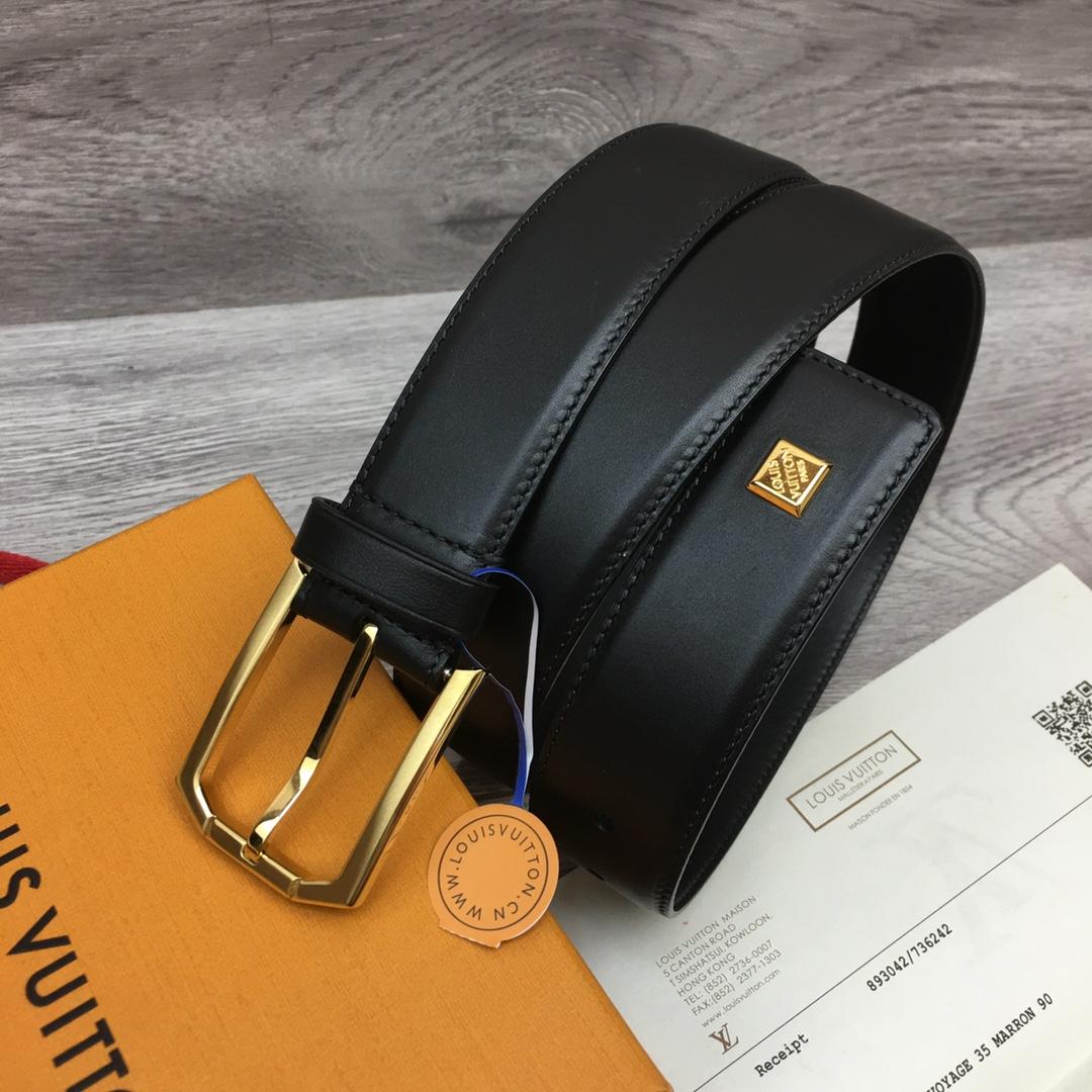 Louis Vuitton 35mm Leather Belt - PerfectKickZ