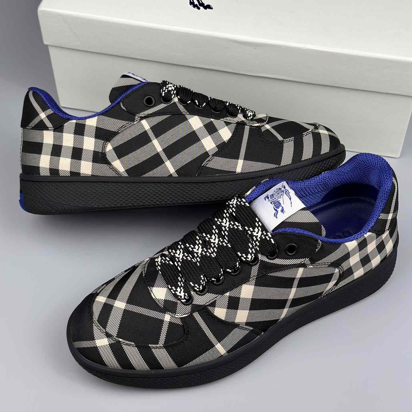 Burberry Check Terrace Sneakers - PerfectKickZ