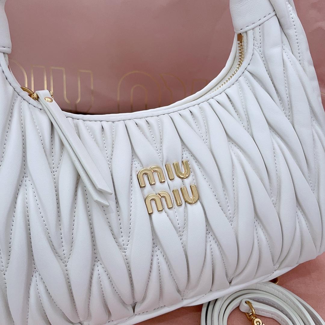 Miu Miu Wander Hobo Bag (25X18X7cm) - PerfectKickZ
