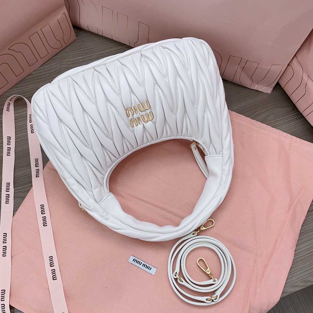 Miu Miu Wander Hobo Bag (25X18X7cm) - PerfectKickZ