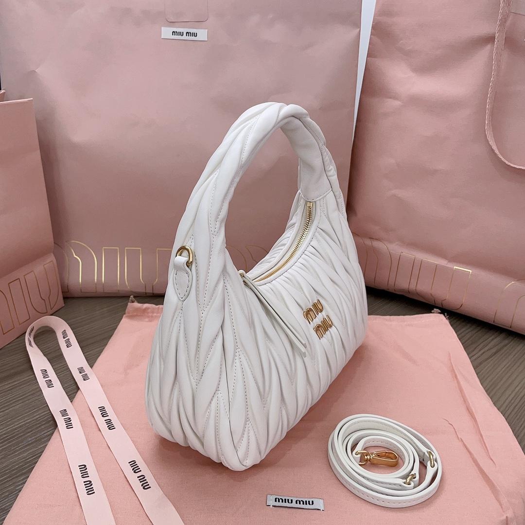 Miu Miu Wander Hobo Bag (25X18X7cm) - PerfectKickZ