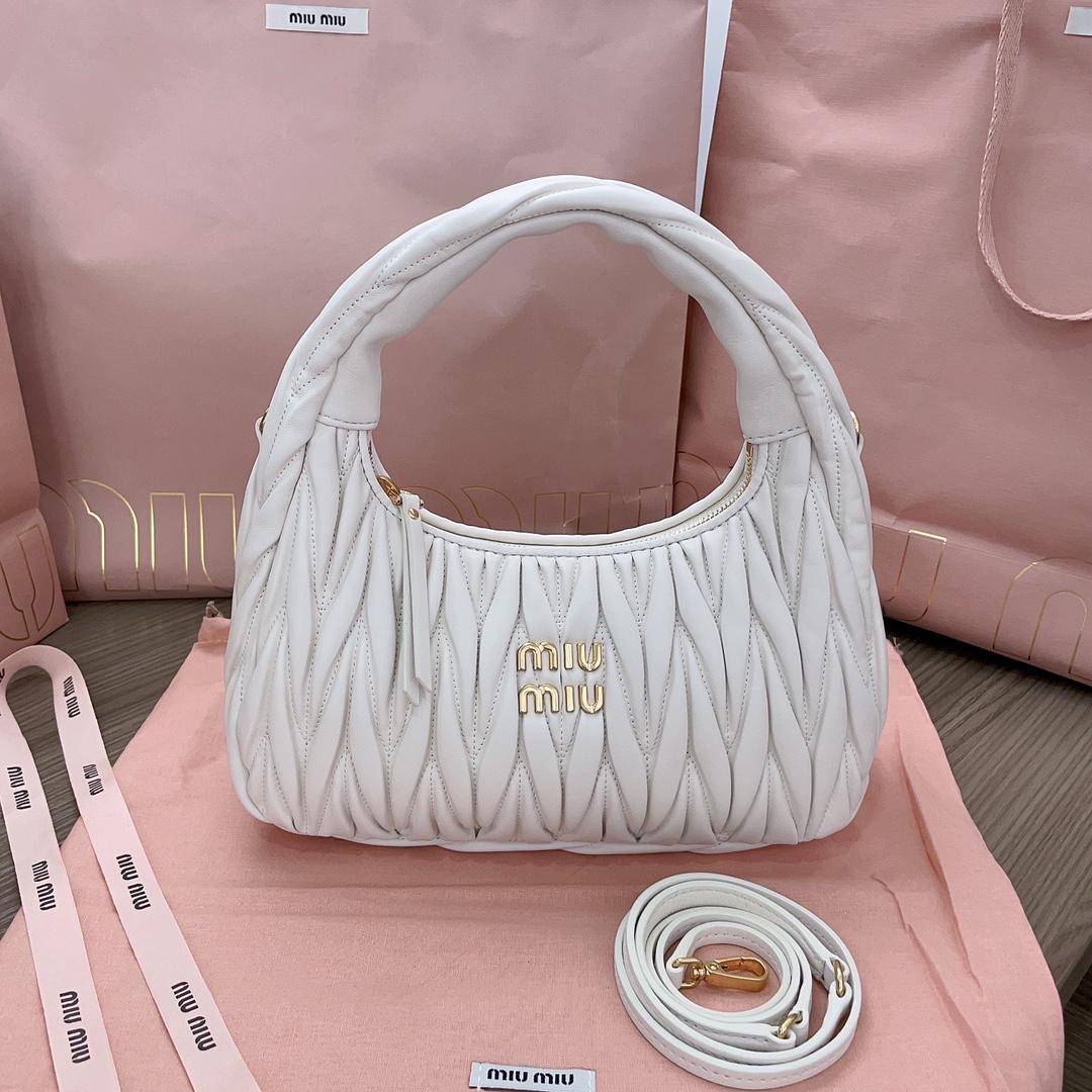Miu Miu Wander Hobo Bag (25X18X7cm) - PerfectKickZ