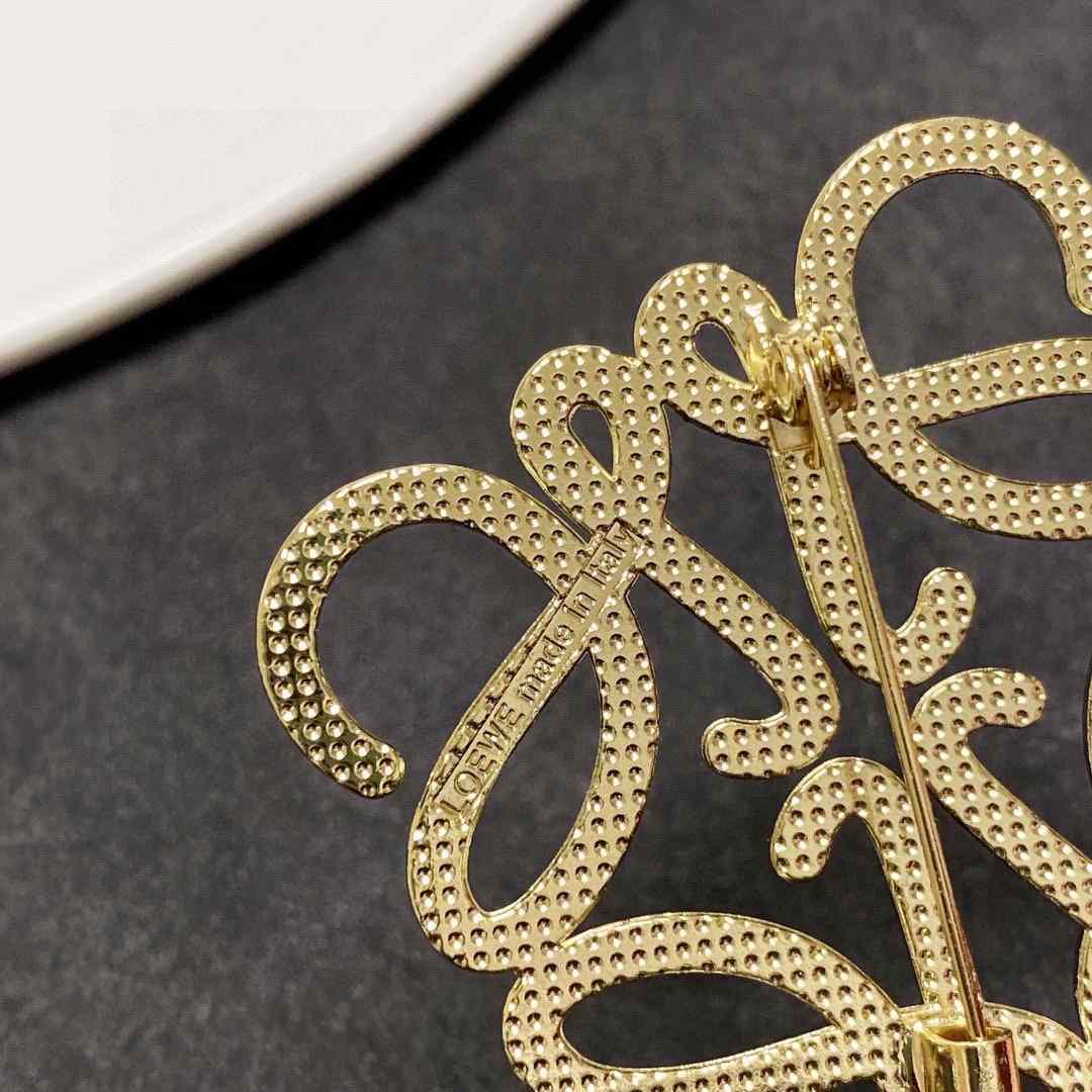 Loewe Anagram Brooch - PerfectKickZ