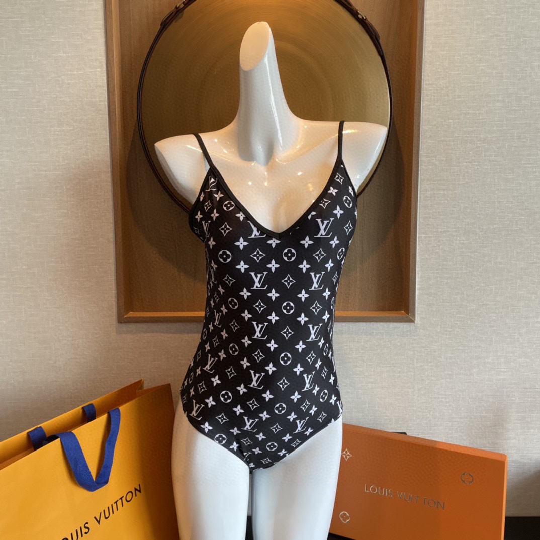 Louis Vuitton Monogram One-Piece Swimsuit - PerfectKickZ