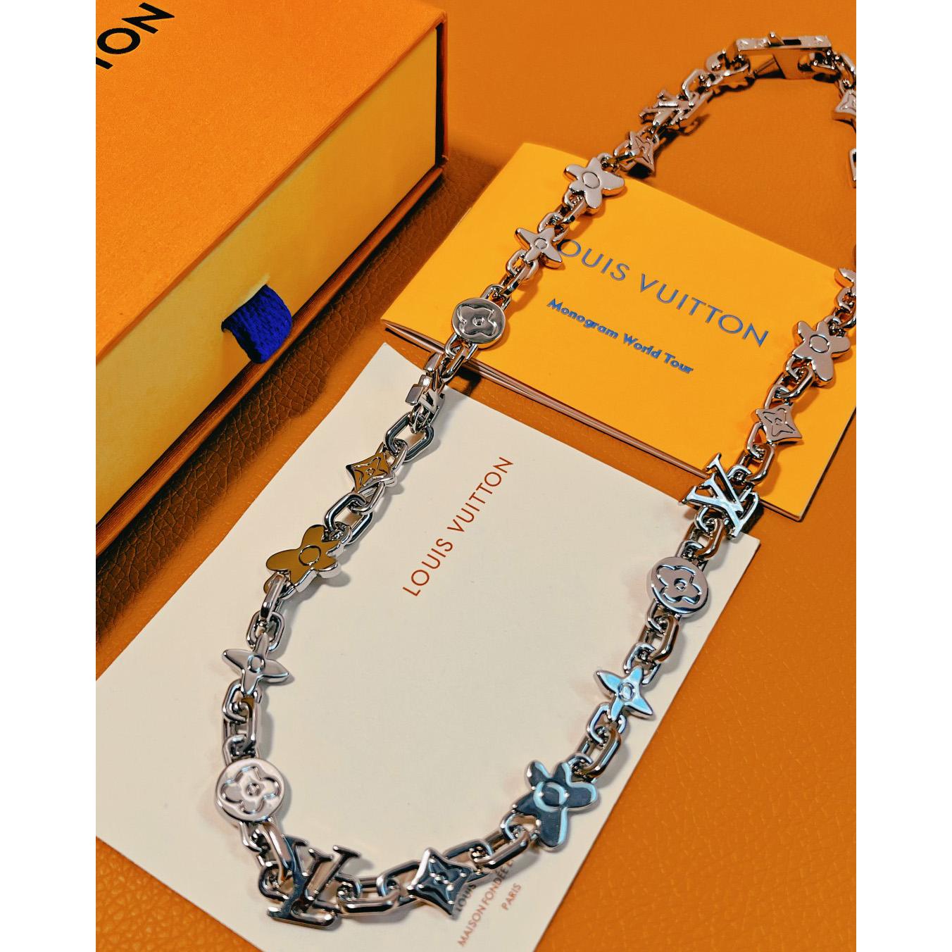 Louis Vuitton Monogram Craggy Necklace  M01880 - PerfectKickZ
