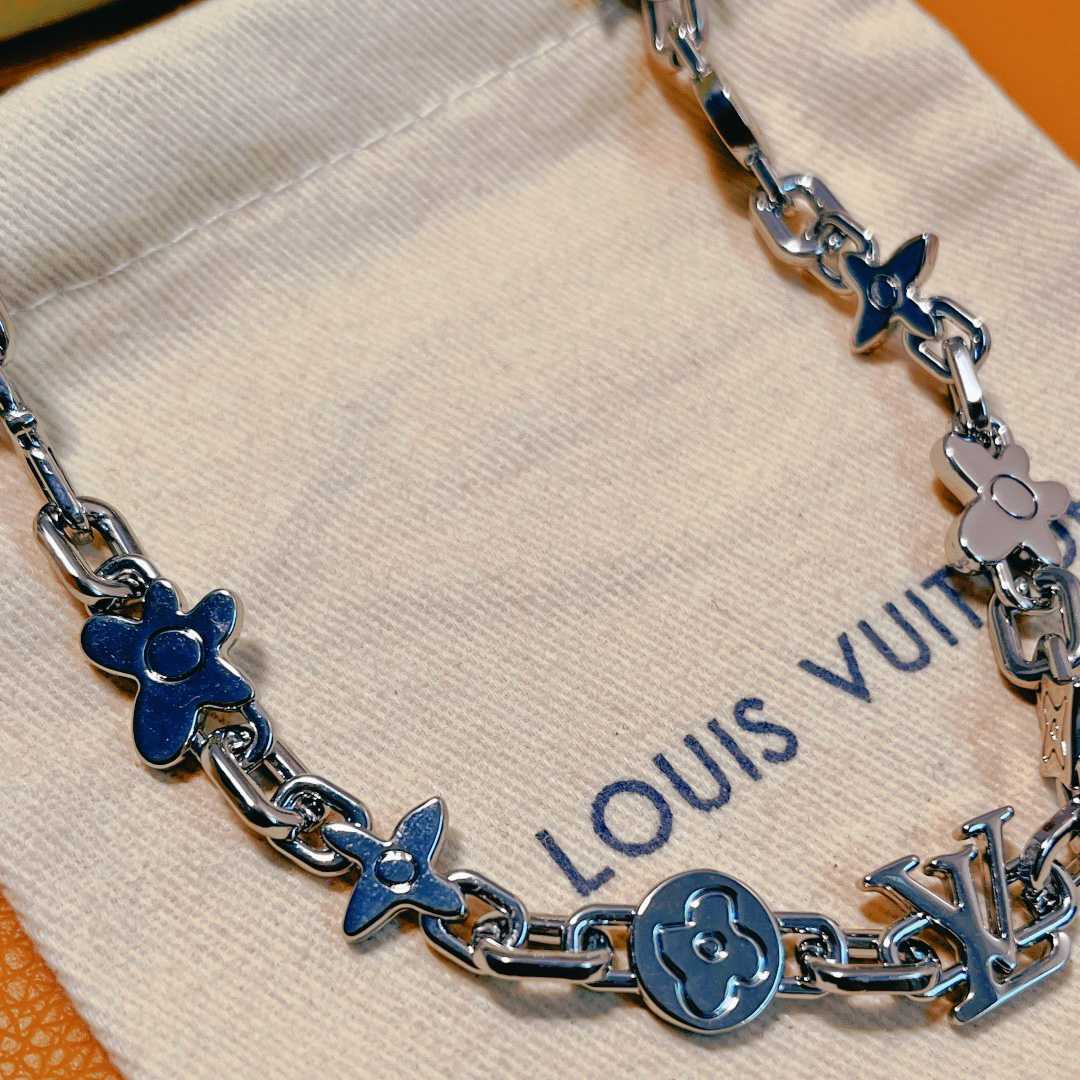 Louis Vuitton Monogram Craggy Necklace  M01880 - PerfectKickZ