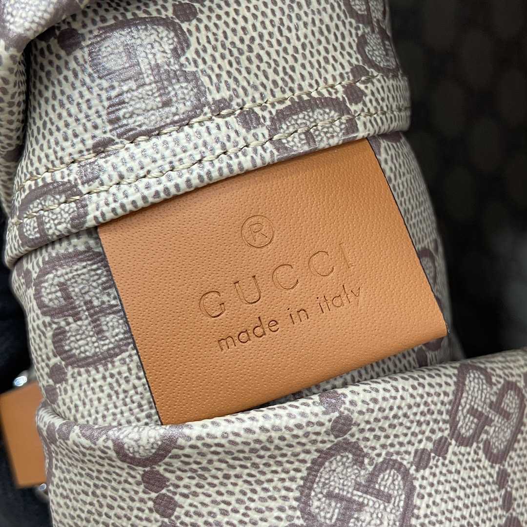 Gucci Small Shoulder Bag With Gucci Print - PerfectKickZ