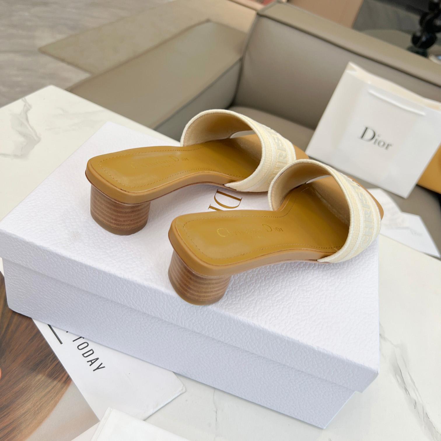 Dior Dioriviera Dway Heeled Slide - PerfectKickZ