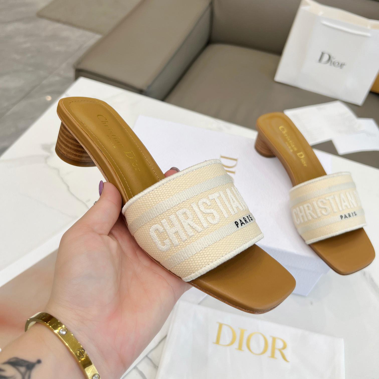 Dior Dioriviera Dway Heeled Slide - PerfectKickZ