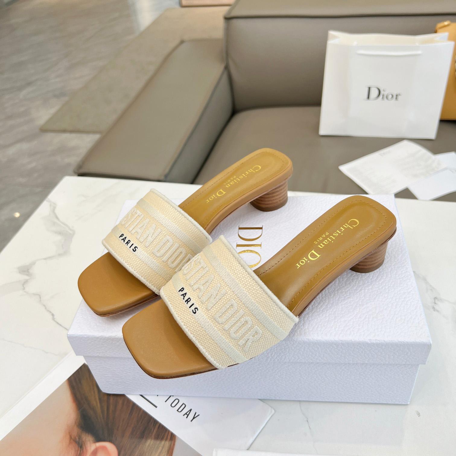 Dior Dioriviera Dway Heeled Slide - PerfectKickZ