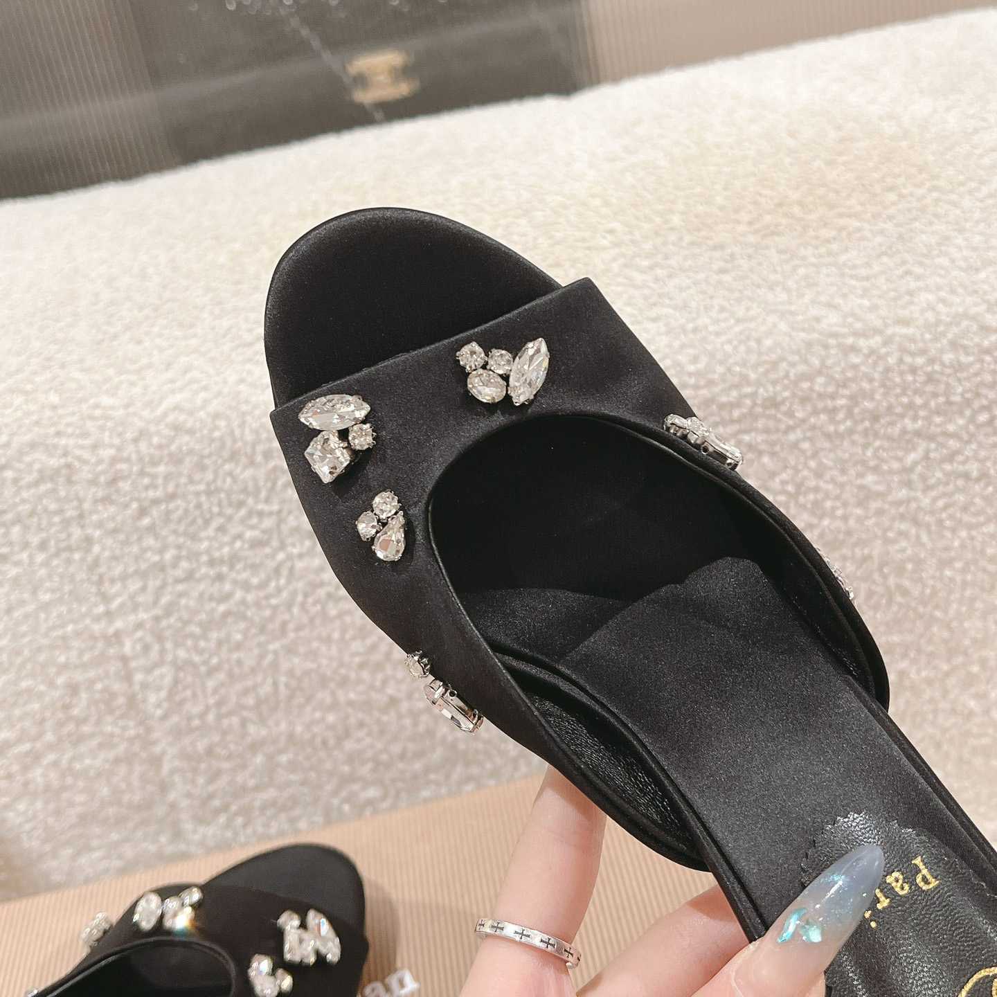 Christian Louboutin Degraqueen 85mm Satin Mules - PerfectKickZ