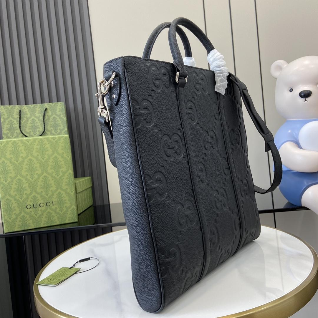 Gucci Jumbo GG Medium Tote Bag - PerfectKickZ