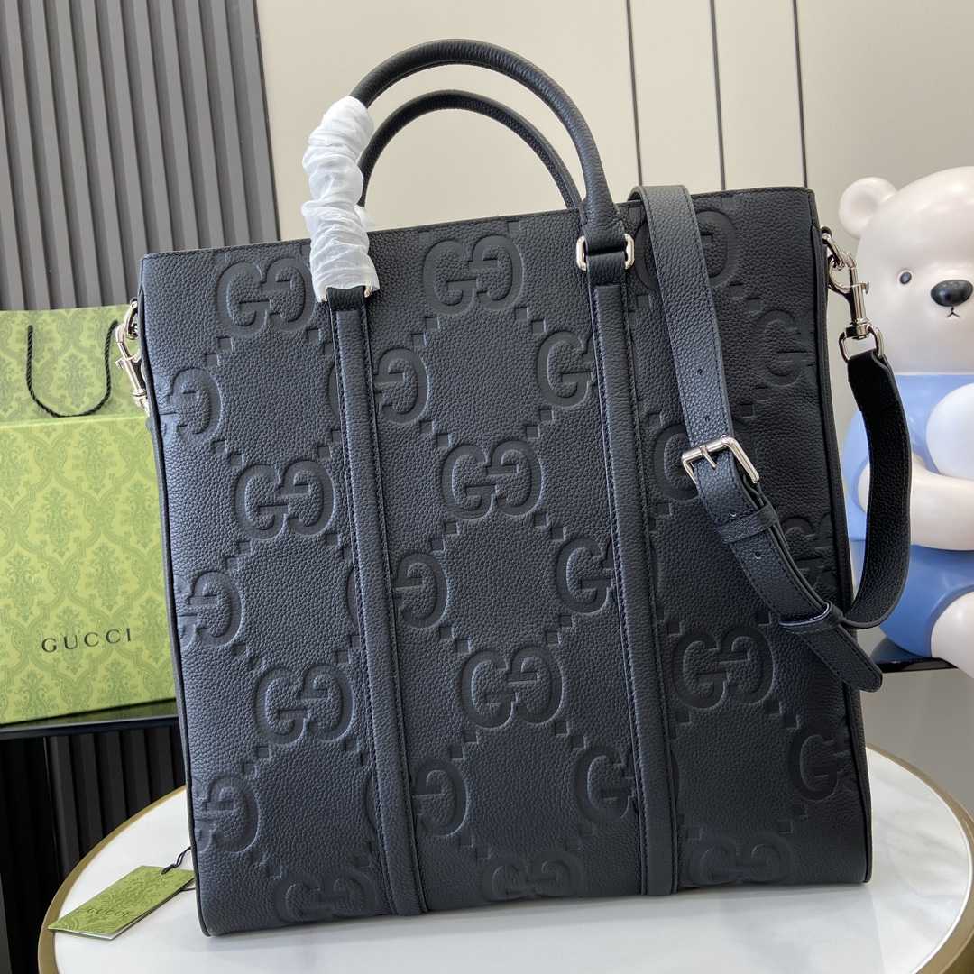 Gucci Jumbo GG Medium Tote Bag - PerfectKickZ