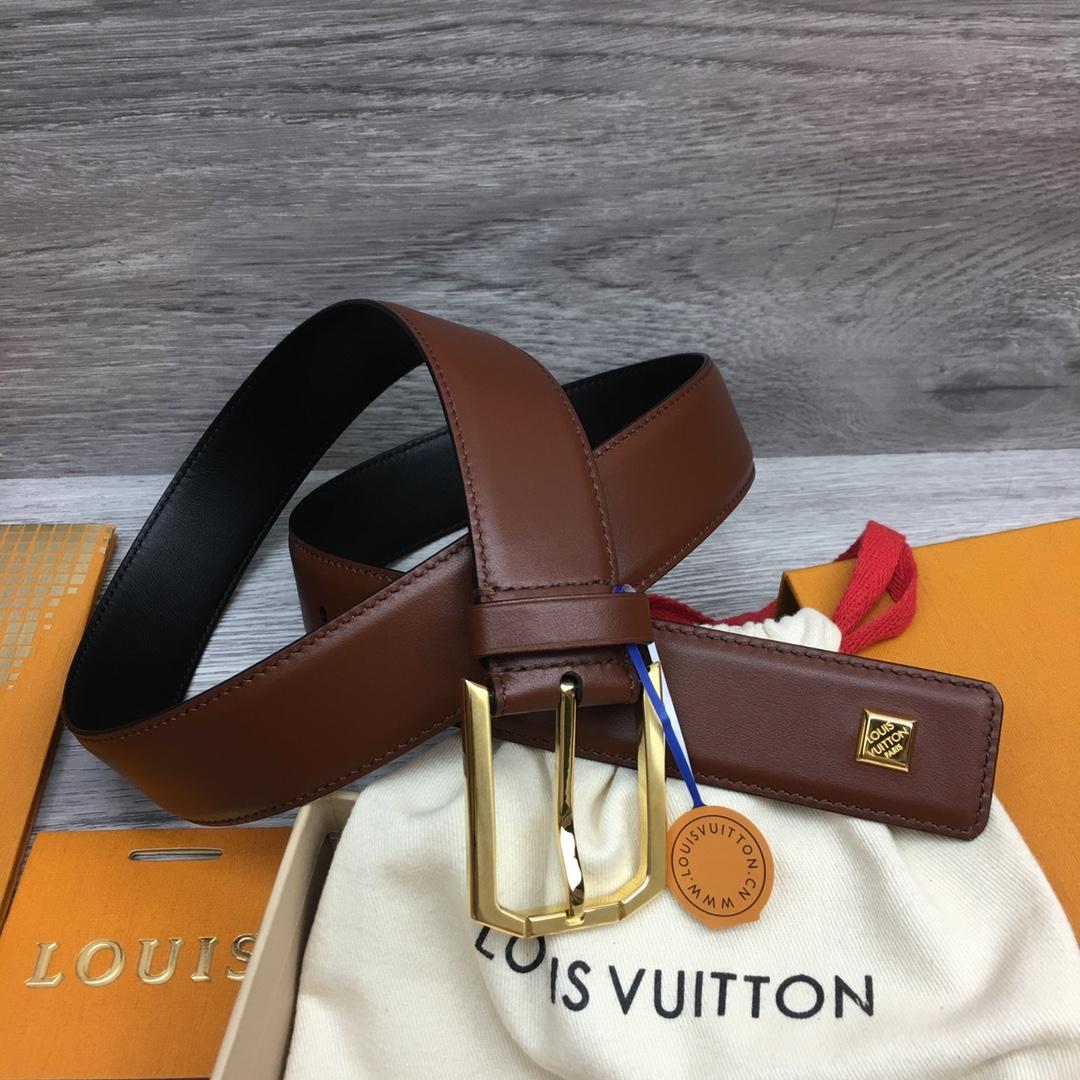 Louis Vuitton 35mm Leather Belt - PerfectKickZ