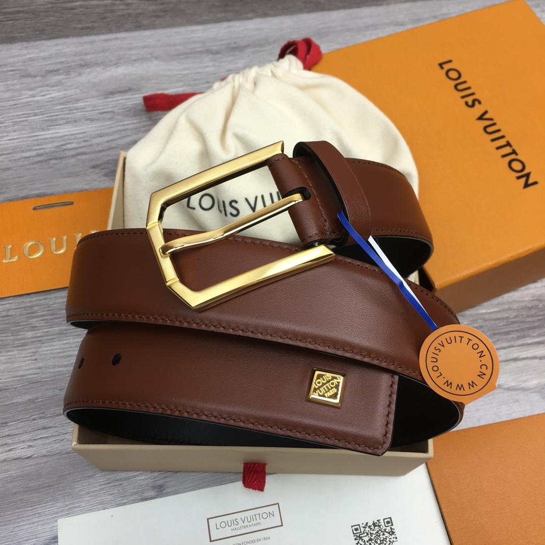 Louis Vuitton 35mm Leather Belt - PerfectKickZ