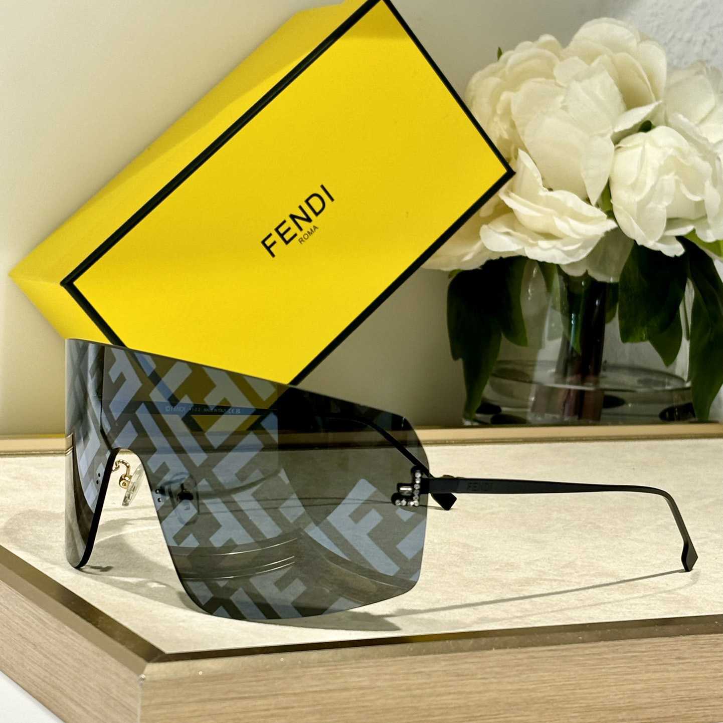 Fendi First Crystal Sunglasses    FE4121U - PerfectKickZ