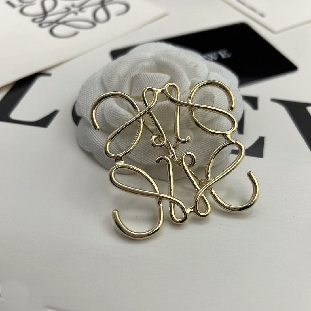 Loewe Anagram Brooch - PerfectKickZ
