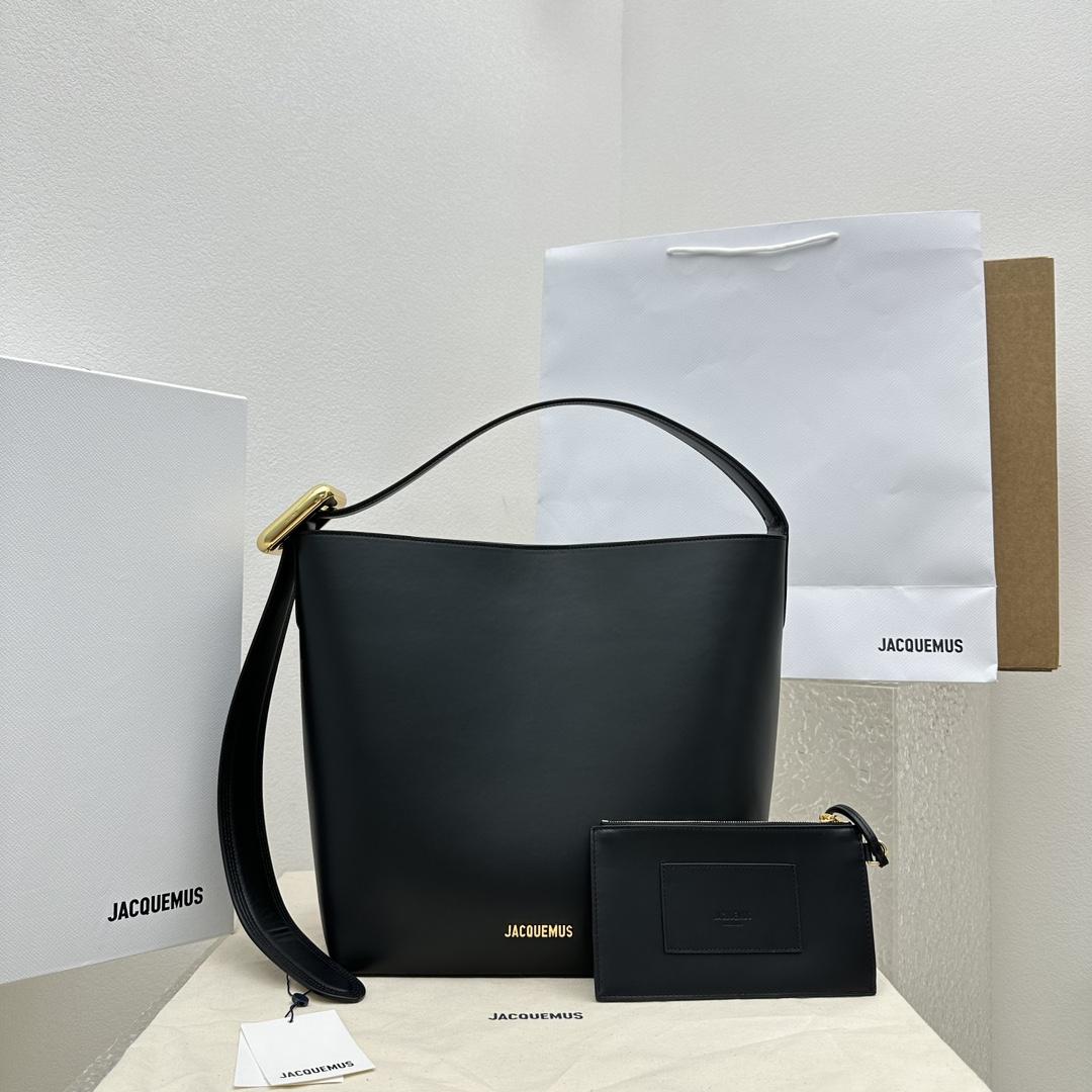 Jacquemus Le Regalo Leather Bucket Bag (30x33x14cm) - PerfectKickZ