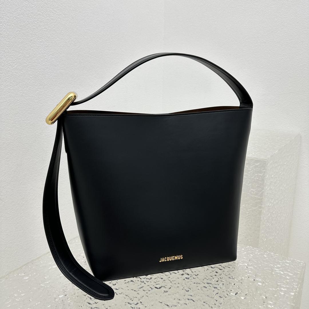 Jacquemus Le Regalo Leather Bucket Bag (30x33x14cm) - PerfectKickZ