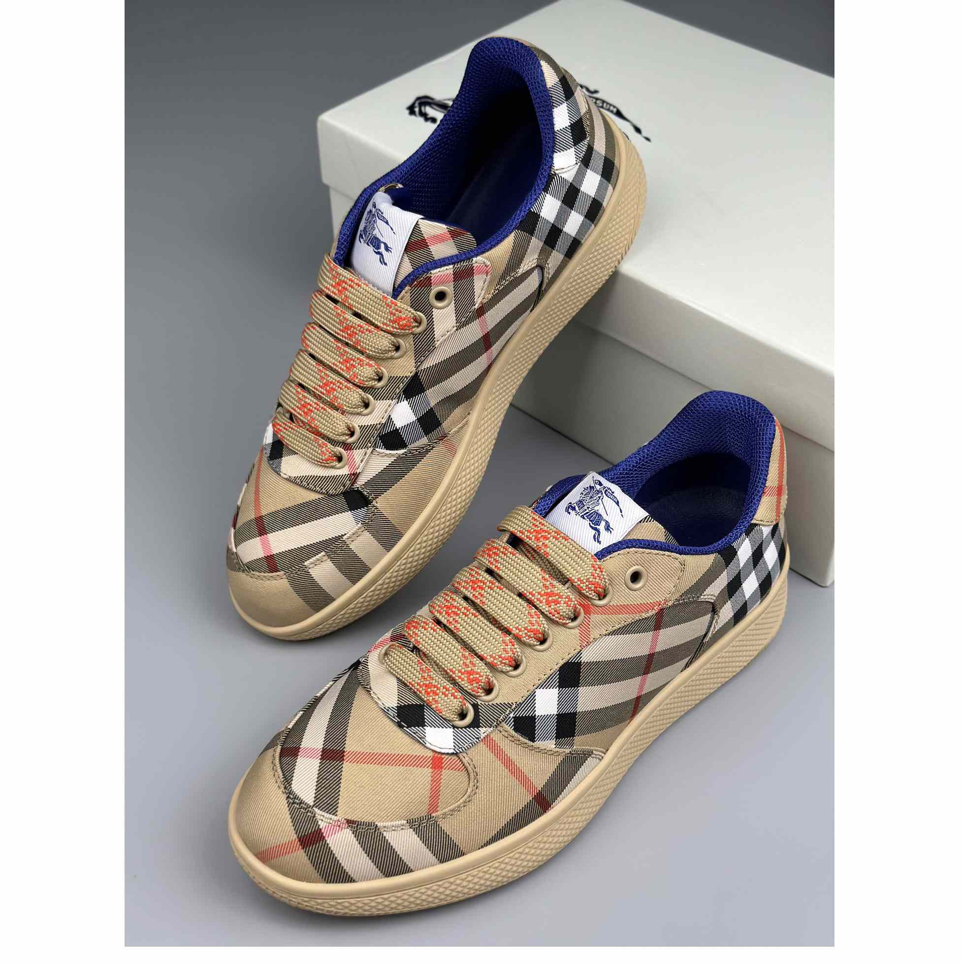 Burberry Check Terrace Sneakers - PerfectKickZ