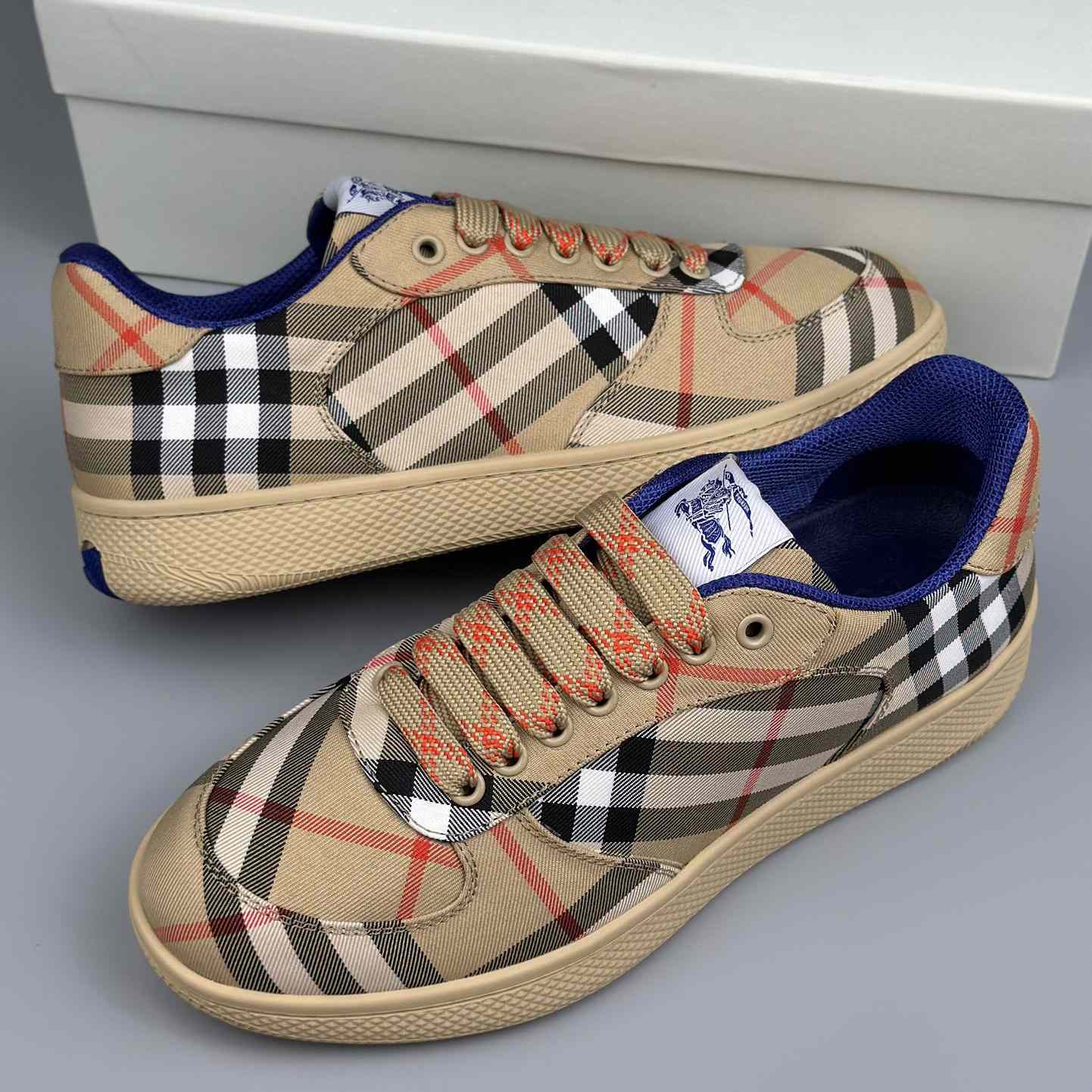 Burberry Check Terrace Sneakers - PerfectKickZ