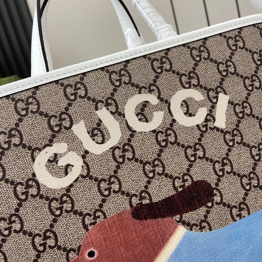 Gucci Children's Dog Print Tote Bag - PerfectKickZ