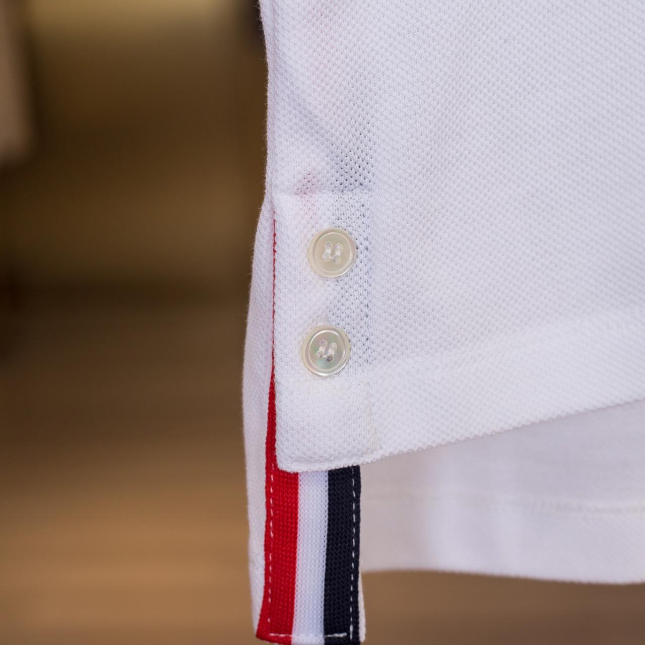 Thom Browne Classic Pique 4-Bar Short Sleeve Polo  2091 - PerfectKickZ