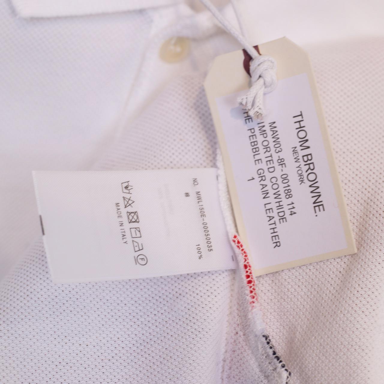Thom Browne Classic Pique 4-Bar Short Sleeve Polo  2091 - PerfectKickZ