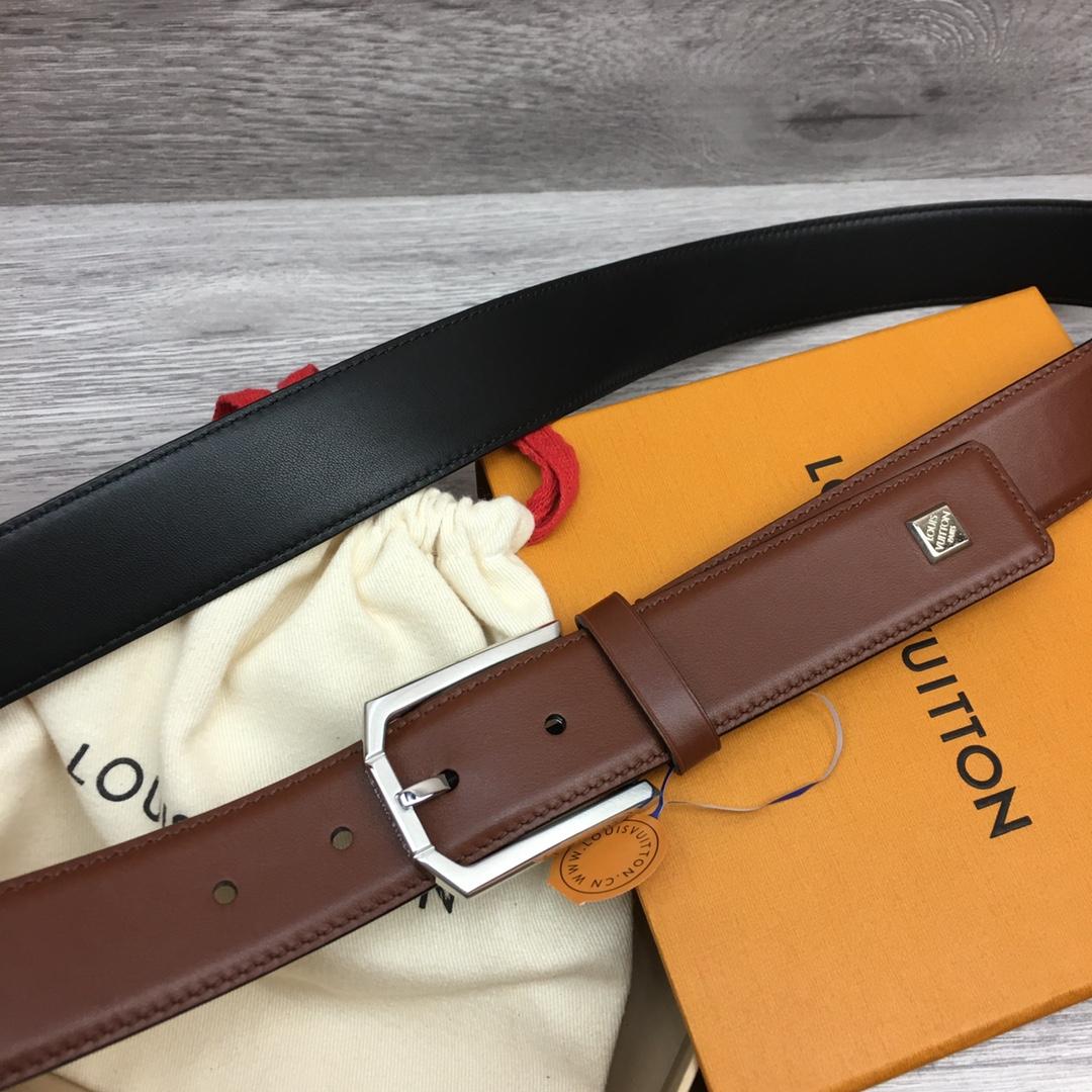 Louis Vuitton 35mm Leather Belt - PerfectKickZ