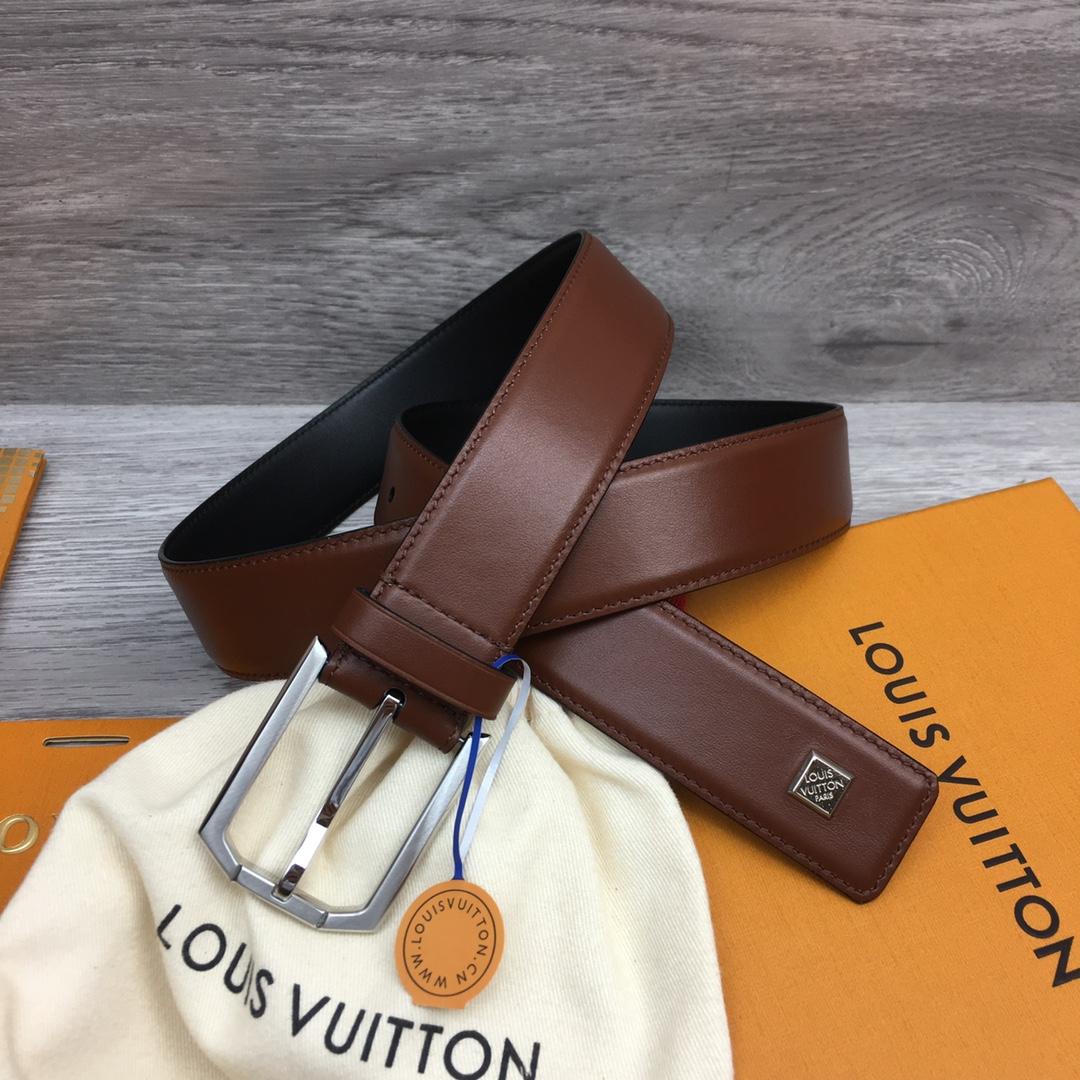 Louis Vuitton 35mm Leather Belt - PerfectKickZ