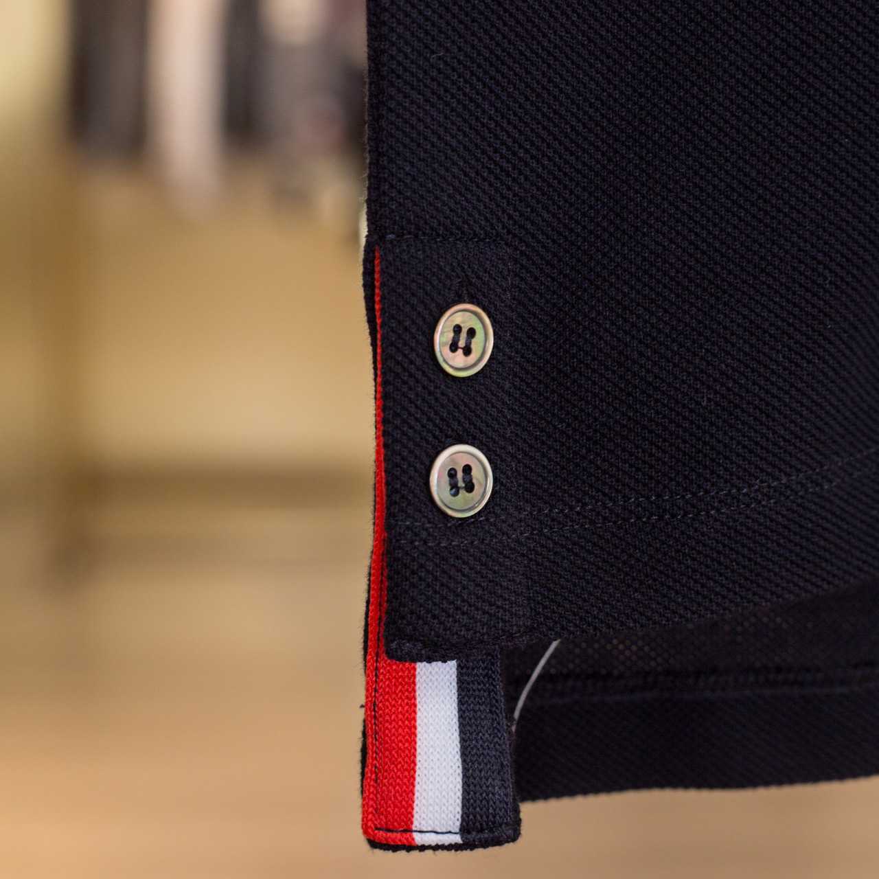 Thom Browne Classic Pique 4-Bar Short Sleeve Polo  2091 - PerfectKickZ