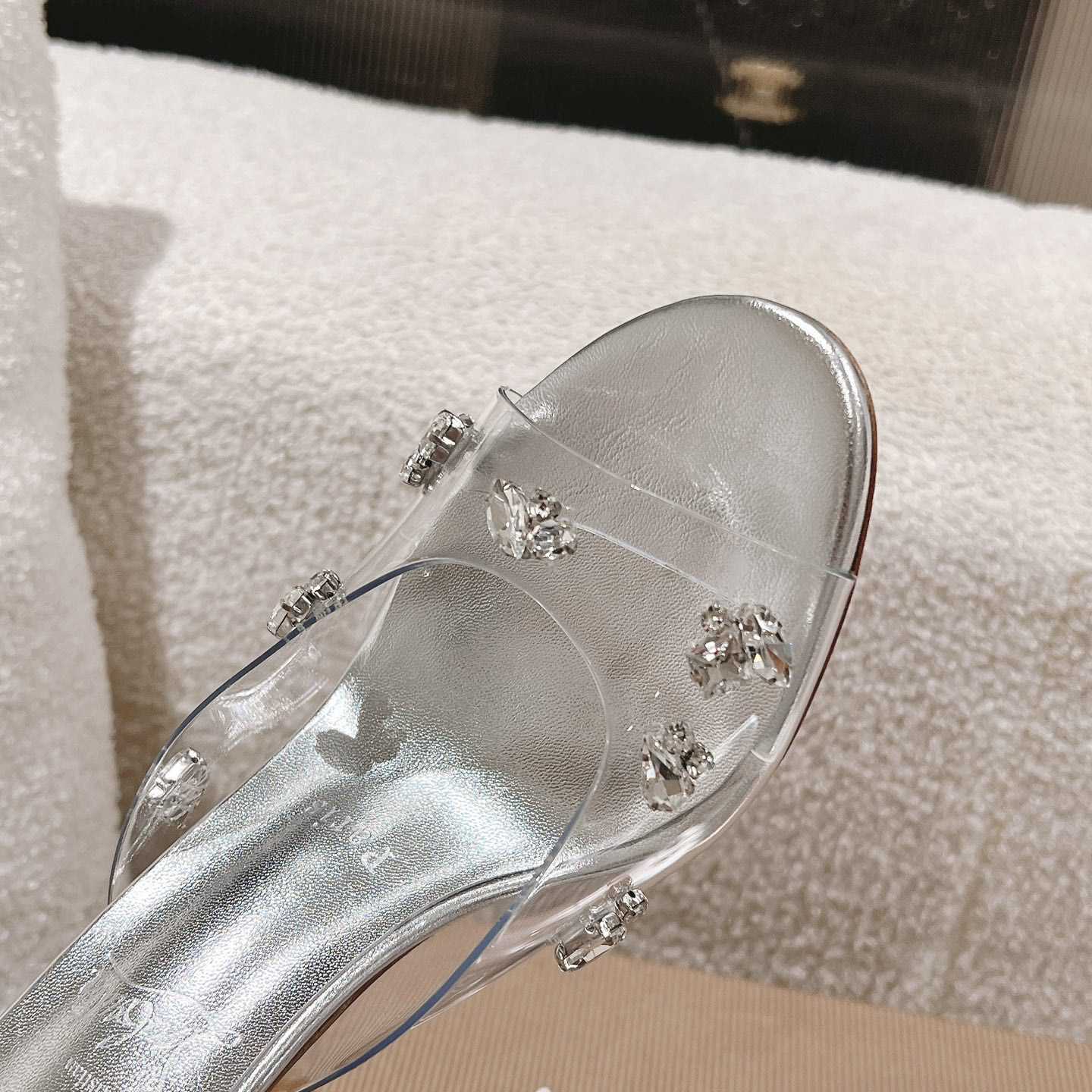 Christian Louboutin Degraqueen 85mm Crystal-embellished Mules - PerfectKickZ
