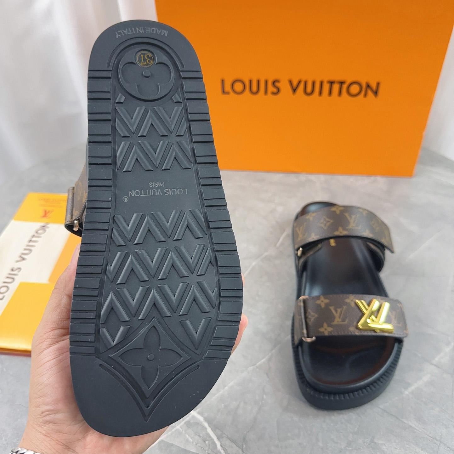 Louis Vuitton LV Sunset Flat Comfort Mule   1AD1HE - PerfectKickZ