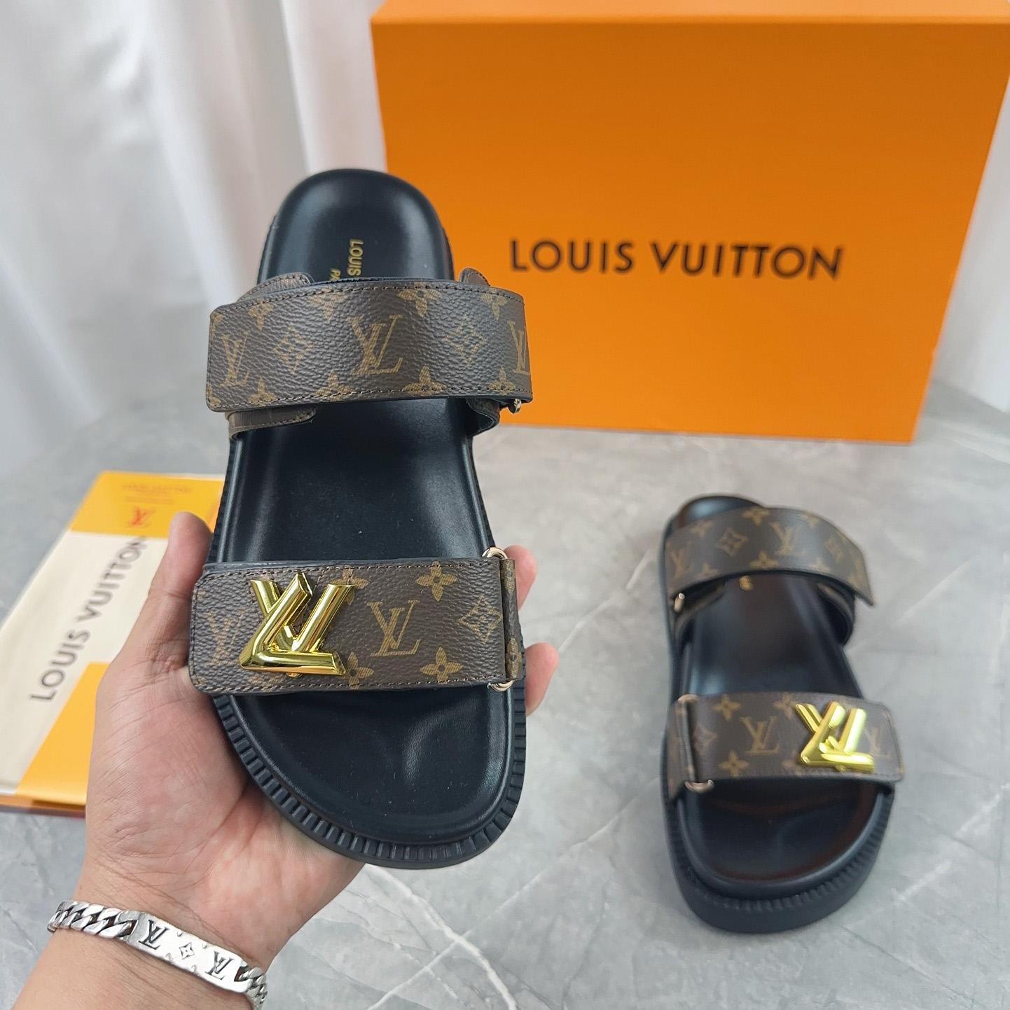 Louis Vuitton LV Sunset Flat Comfort Mule   1AD1HE - PerfectKickZ