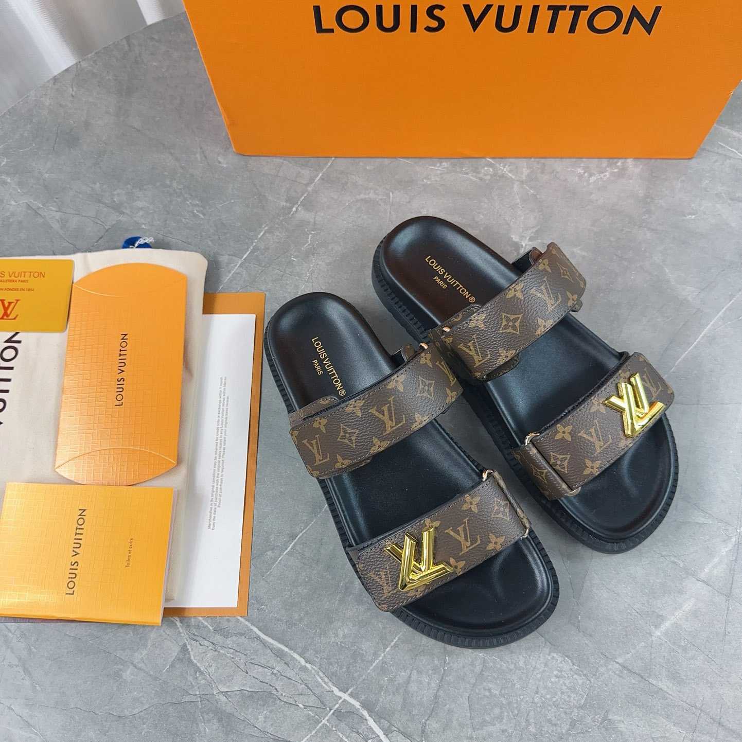 Louis Vuitton LV Sunset Flat Comfort Mule   1AD1HE - PerfectKickZ